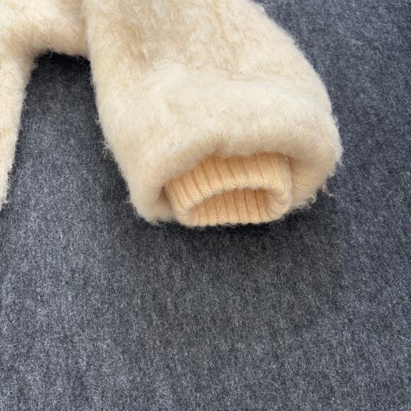 VINTAGE LANA ICELANDIC WOOL ZIP-UP CARDIGAN KNIT JACKET RARE WOMEN SIZE LARGE - Picture 8 of 11